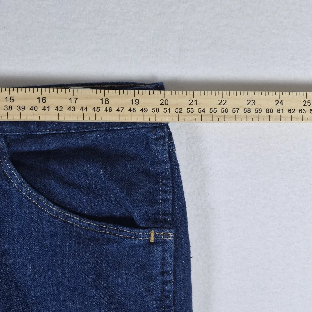 Wrangler Hero Authentic Jeans Size 40x29 Regular Fit Blue Dark Wash